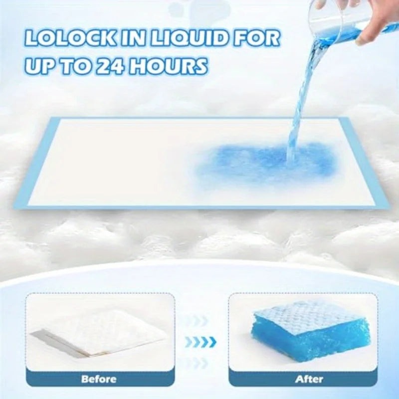Disposable Pet Urine Pads 100Pcs For Dogs Cats Puppies