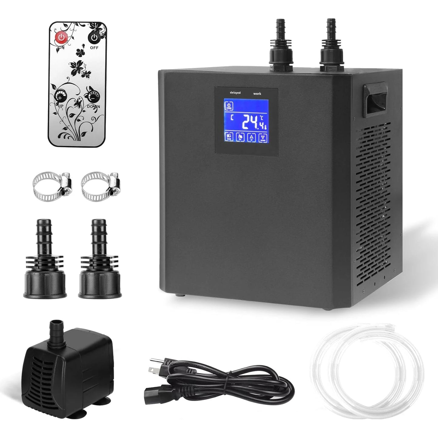 SHICUO Aquarium Chiller Fish Tank Cooling System With Pump