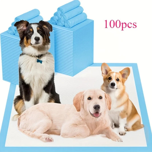 Disposable Pet Urine Pads 100Pcs For Dogs Cats Puppies