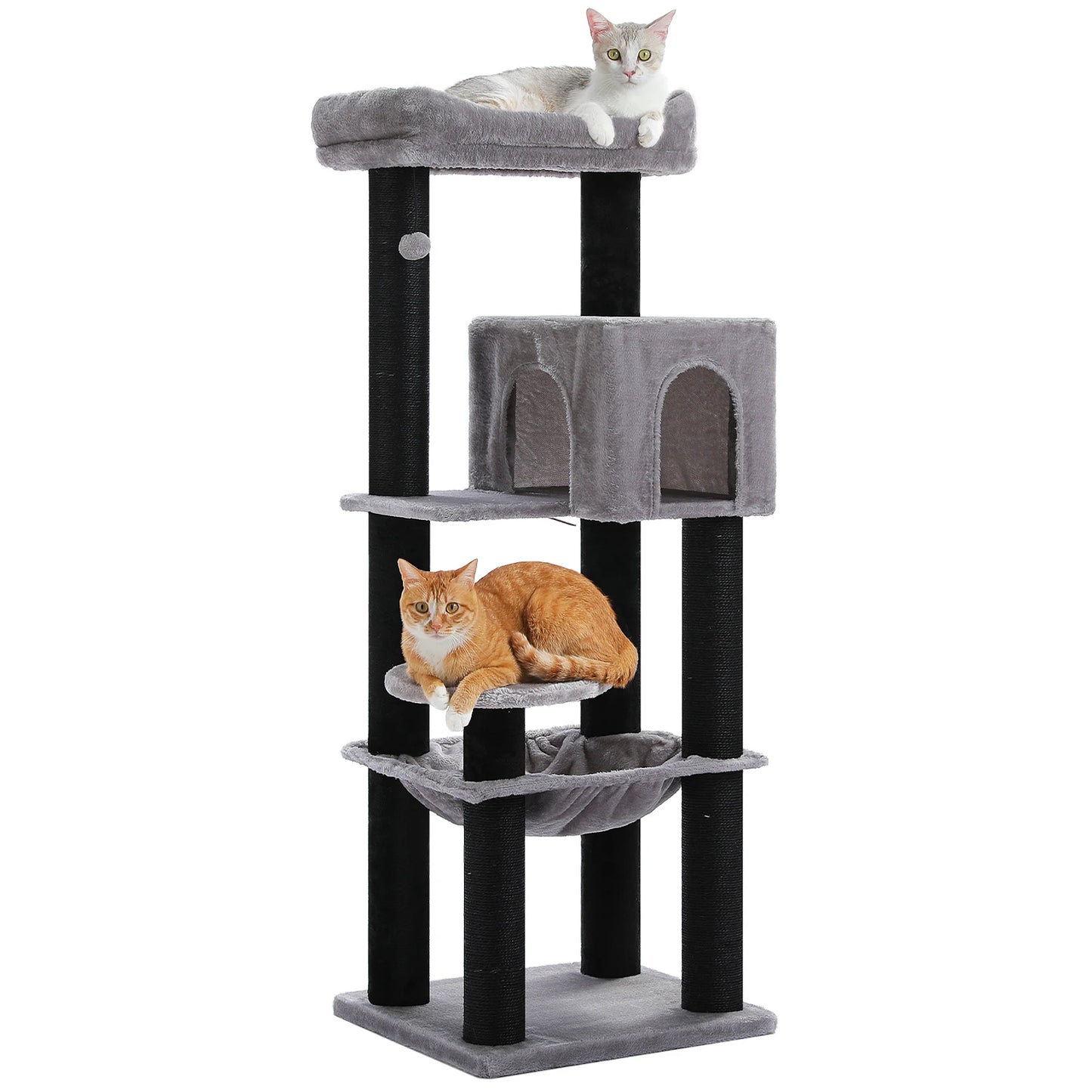 PAWZ Road Cat Tree With Four Tiers Scratching Posts