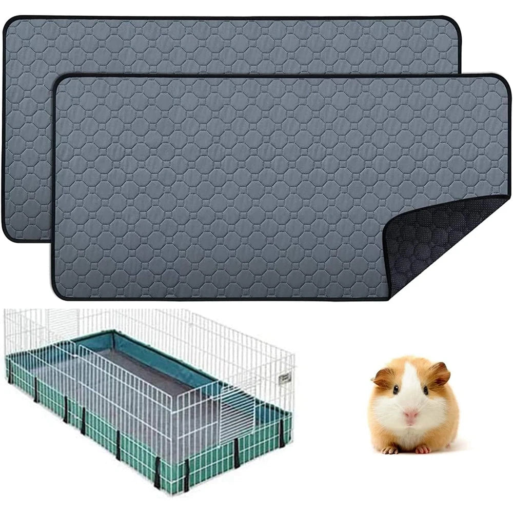 Guinea Pig Cage Lining Washable Pad Non Slip Urinary Pad