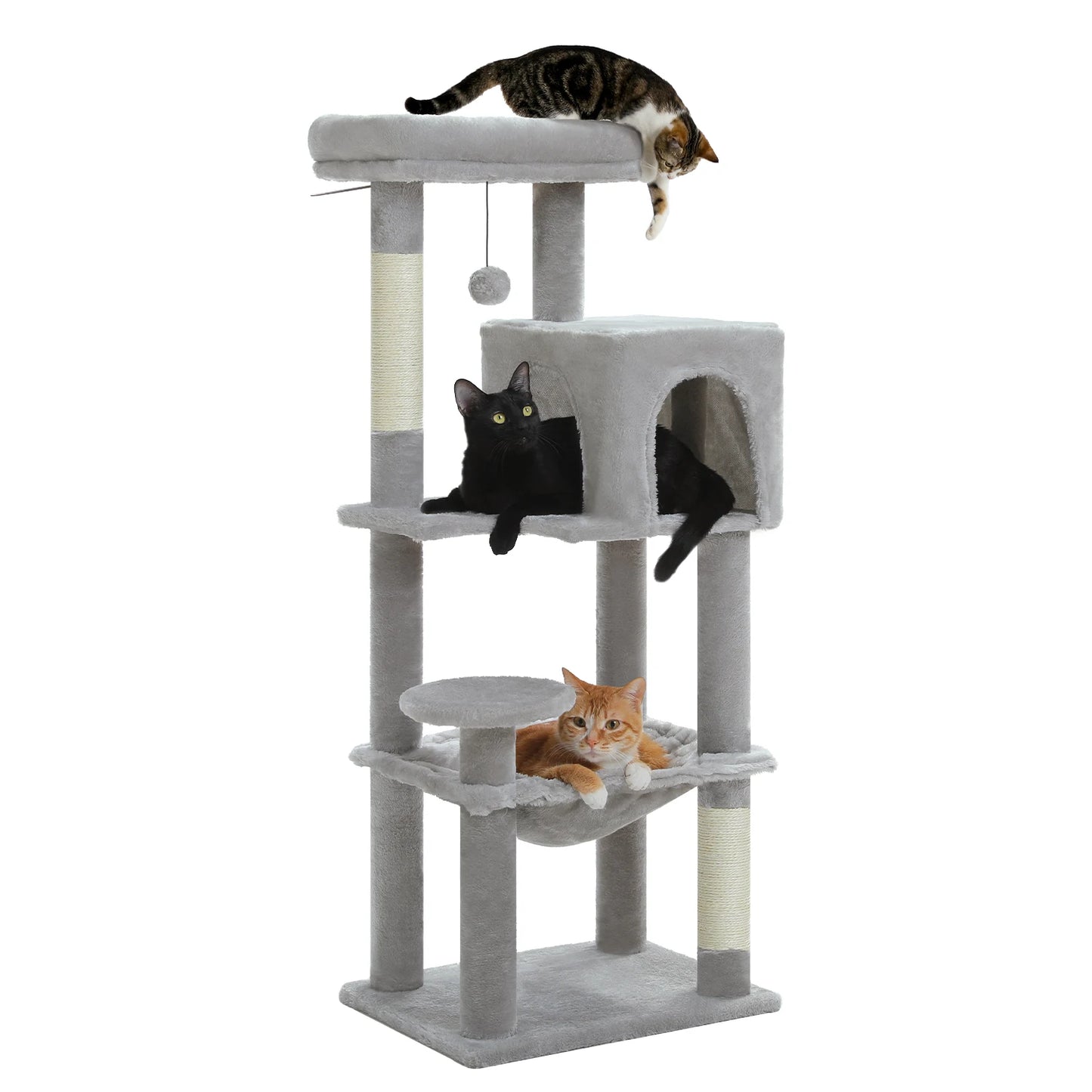 PEQULTI CN Multi Level Cat Tree Tower With Scratching Posts