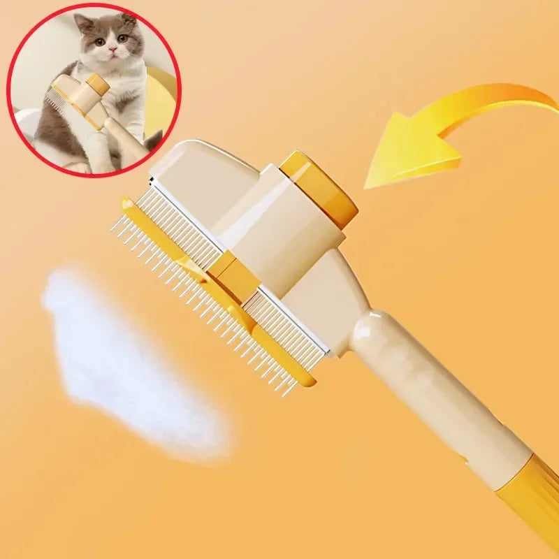 Dog Grooming Comb Self Cleaning Pet Hair Remover For Dogs