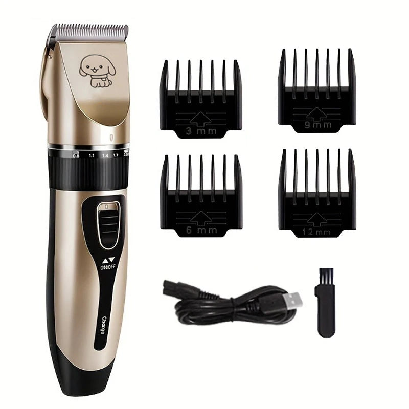 SHUYU Dog Hair Trimmer Kit Electric Clippers For Home Grooming