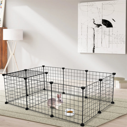 Portable Metal Pet Playpen For Small Animals Guinea Pigs And Rabbits
