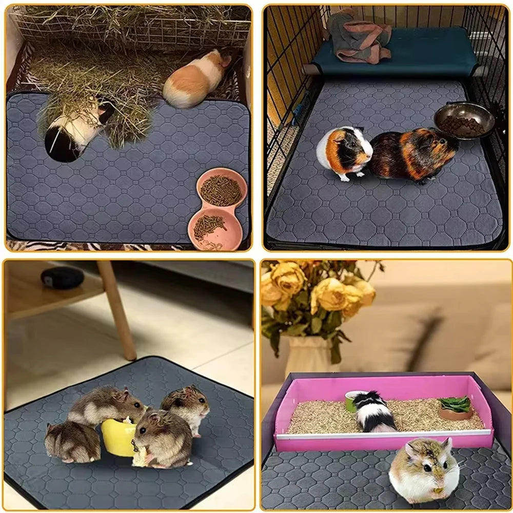 Guinea Pig Cage Lining Washable Pad Non Slip Urinary Pad