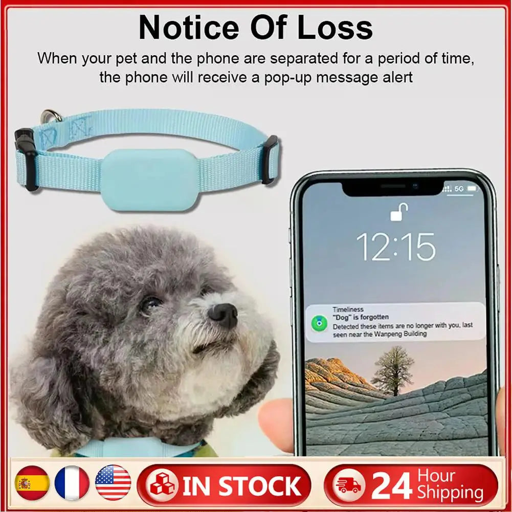 Shunmaii Pet GPS Tracker With Adjustable Collar Dogs And Cats