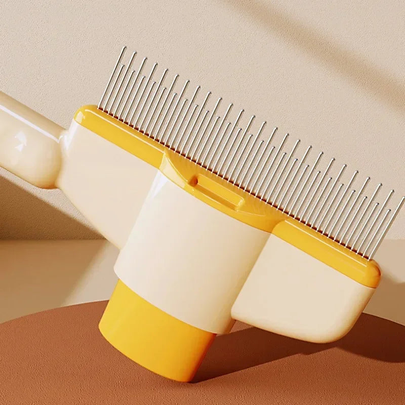 Dog Grooming Comb Self Cleaning Pet Hair Remover For Dogs