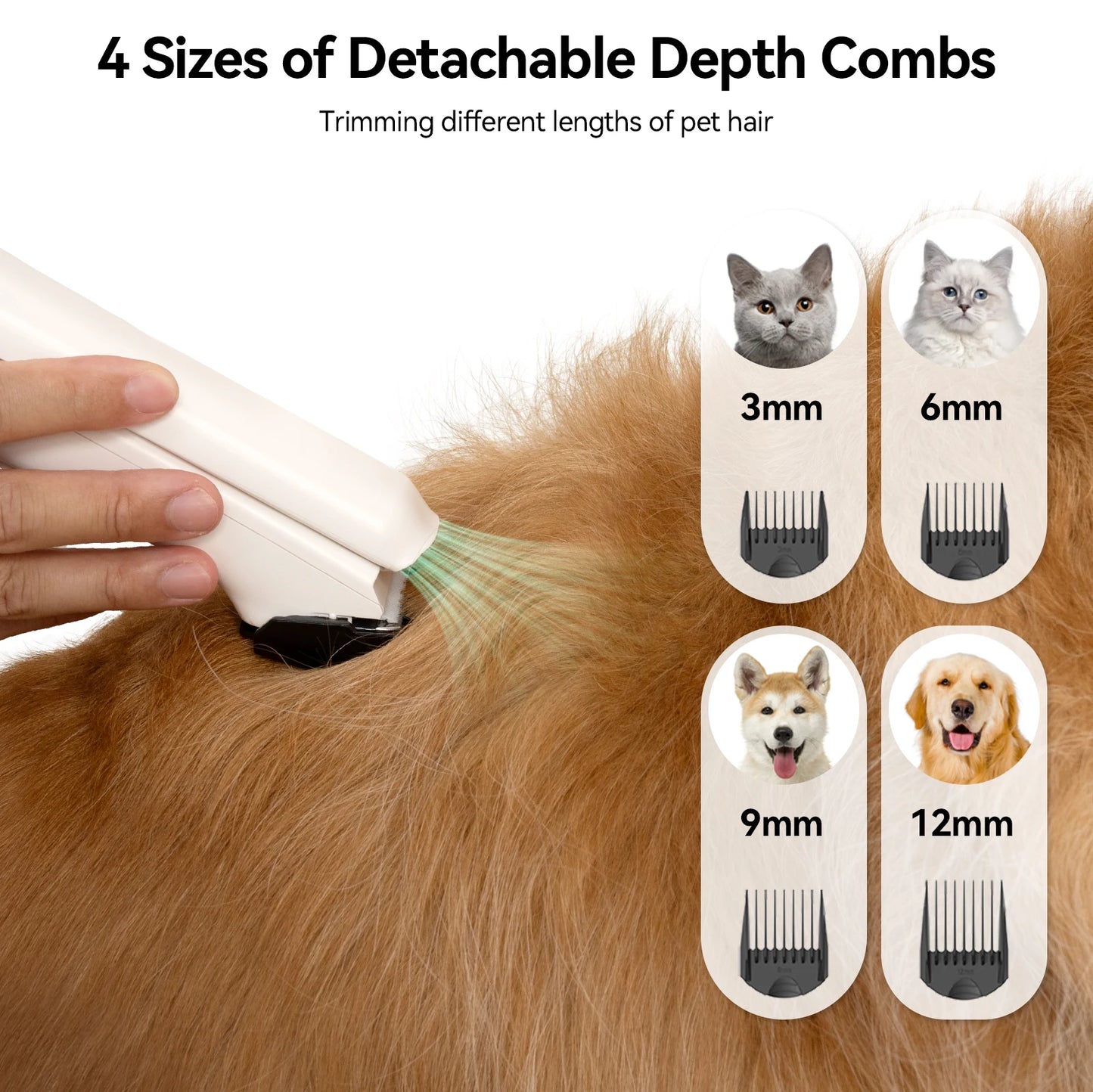 P1 Portable Pet Grooming Vacuum And Hair Dryer Set