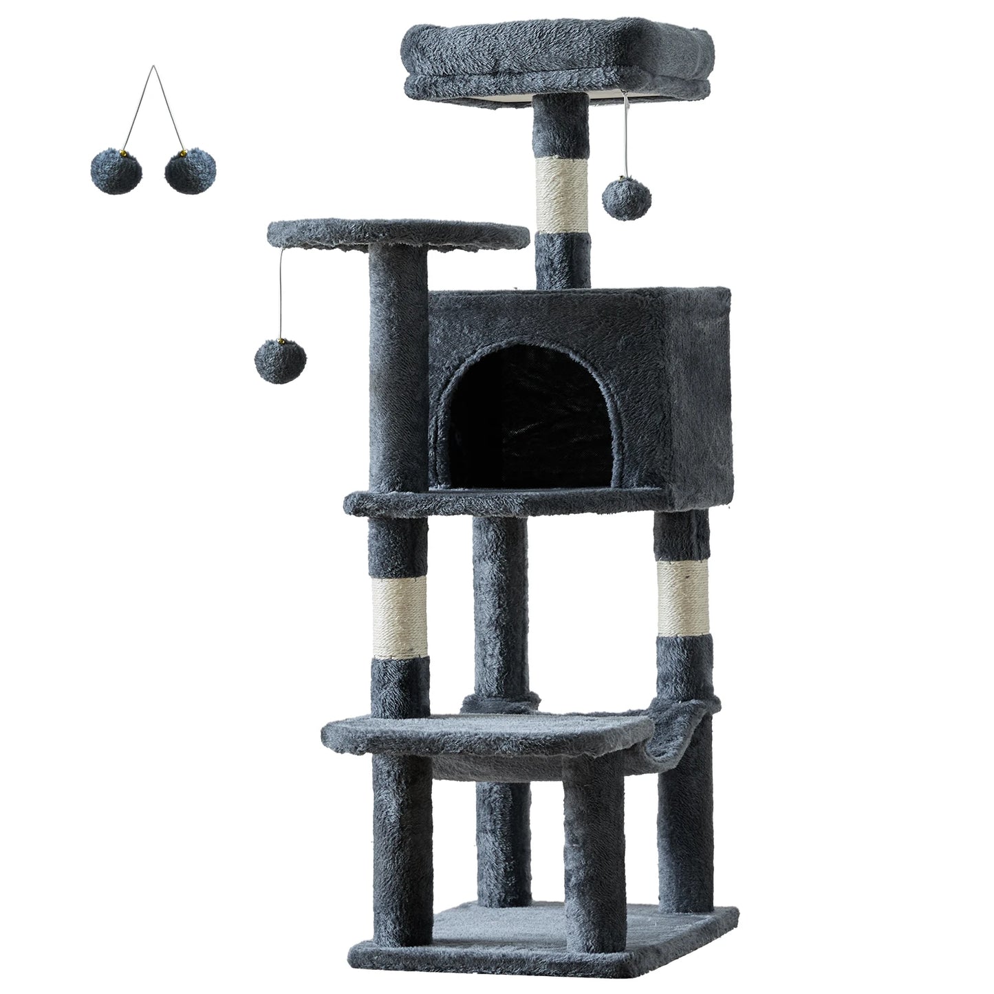 JHK Cat Tree Tall Multi Cat Climbing Tower For Cats