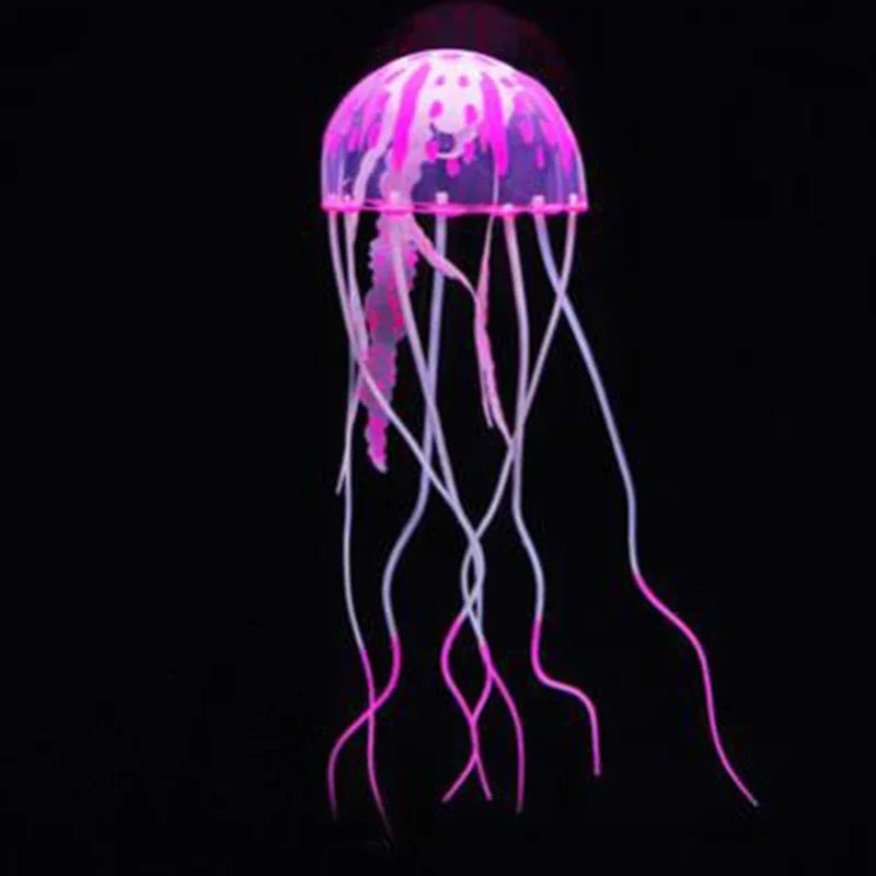 Luminous Artificial Jellyfish Aquarium Decoration For Fish Tank