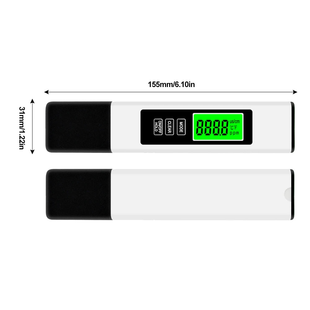 Shunmaii 4 In 1 Digital Water Tester TDS EC And Temperature Meter