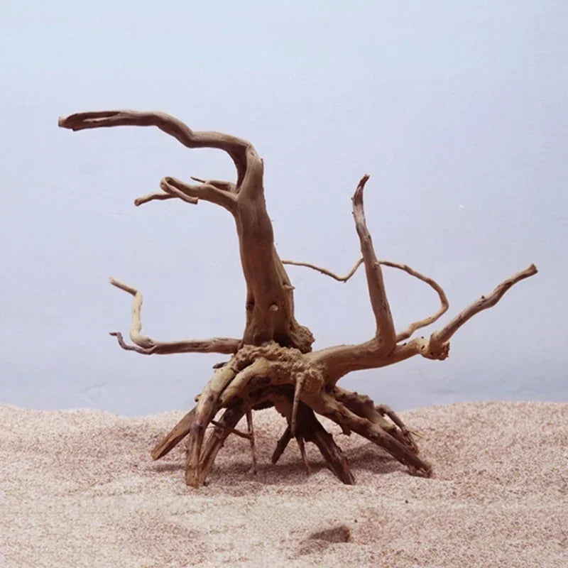 Natural Tree Trunk Driftwood Aquarium Ornament Wood Decoration