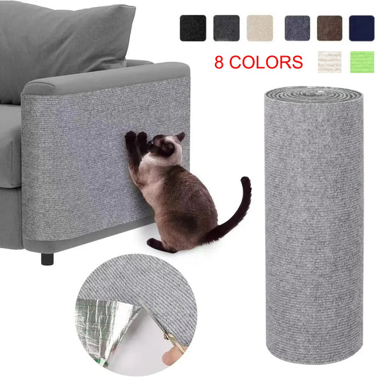 Self Adhesive Cat Scratching Mat Trimmable Sofa Protector