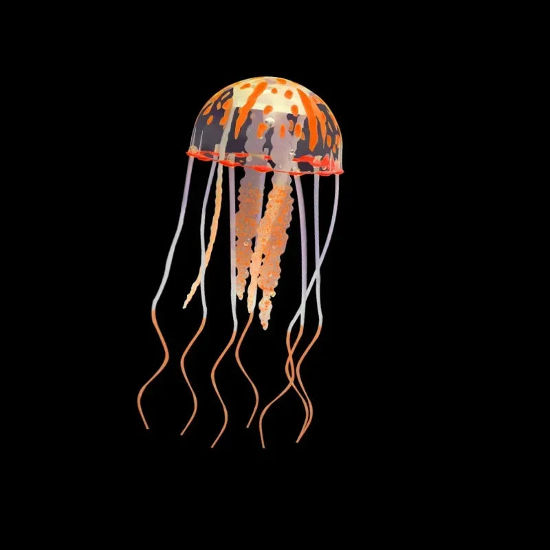 Luminous Artificial Jellyfish Aquarium Decoration For Fish Tank