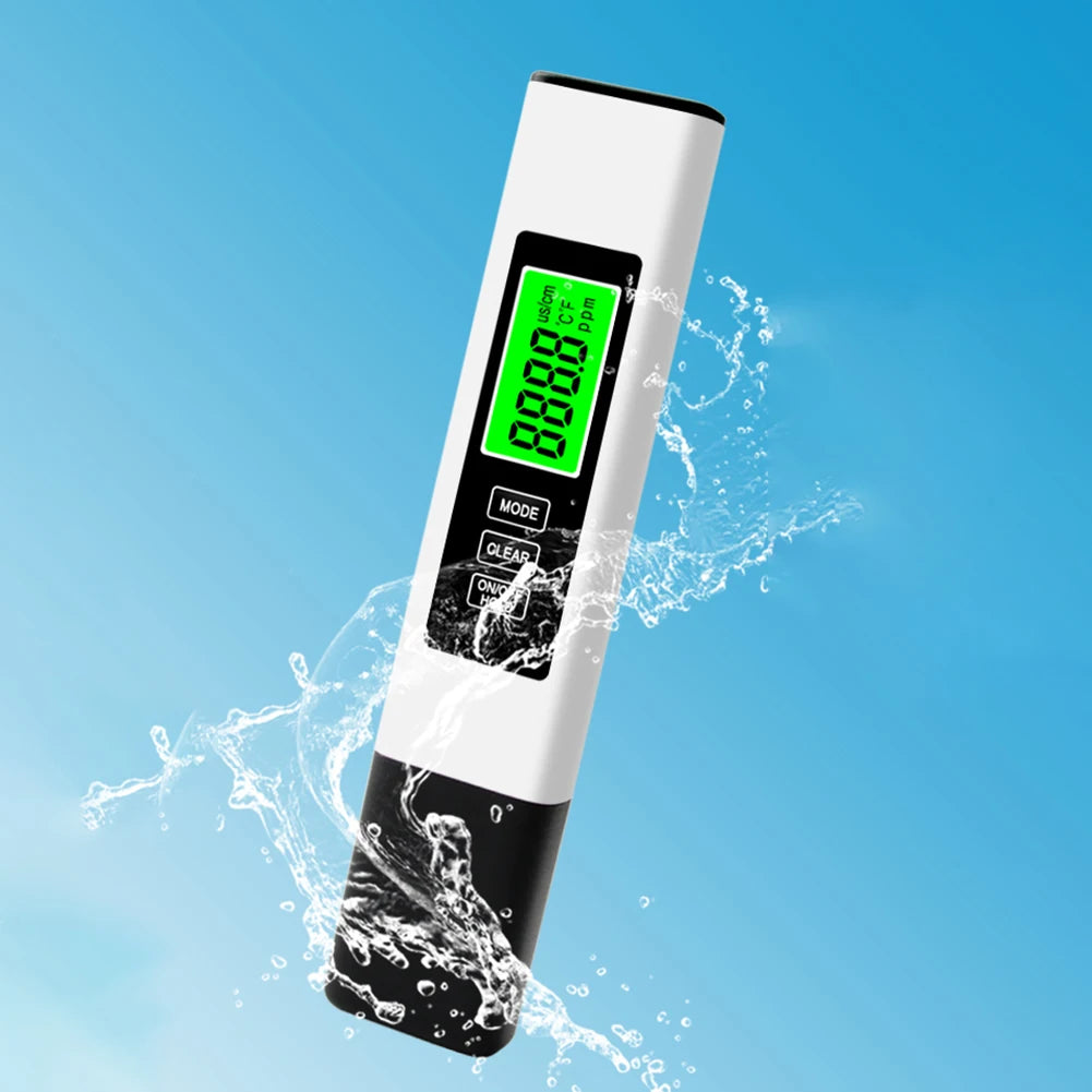 Shunmaii 4 In 1 Digital Water Tester TDS EC And Temperature Meter