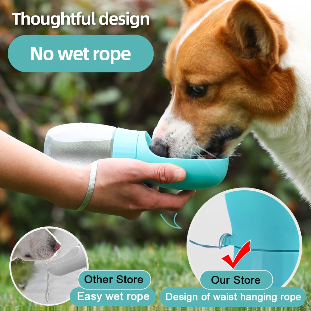 Holapet Portable Dog Water Bottle With Drinking Bowl