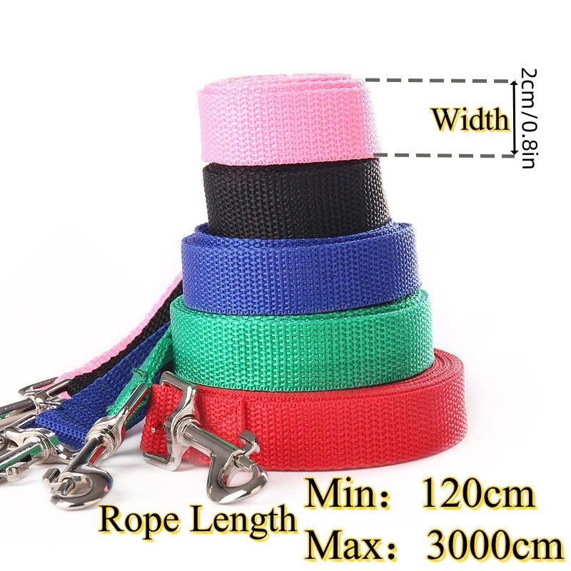 Nylon Dog Leash For All Dogs Training And Outdoor Use
