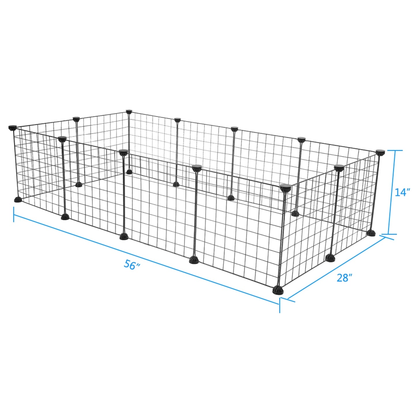 Portable Metal Pet Playpen For Small Animals Guinea Pigs And Rabbits