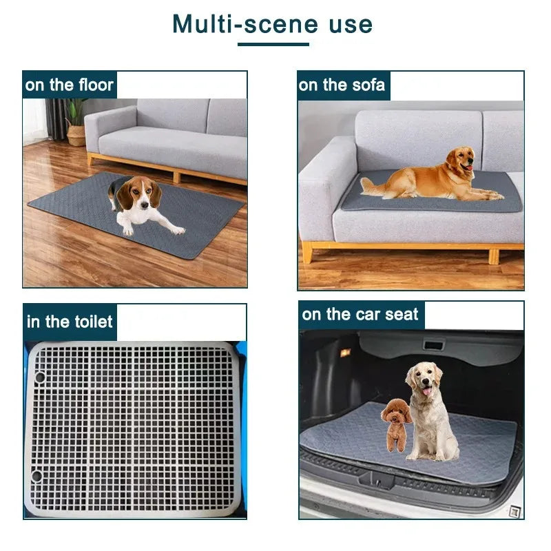 Reusable Dog Pee Pad Blanket Absorbent Training Pad For Pets