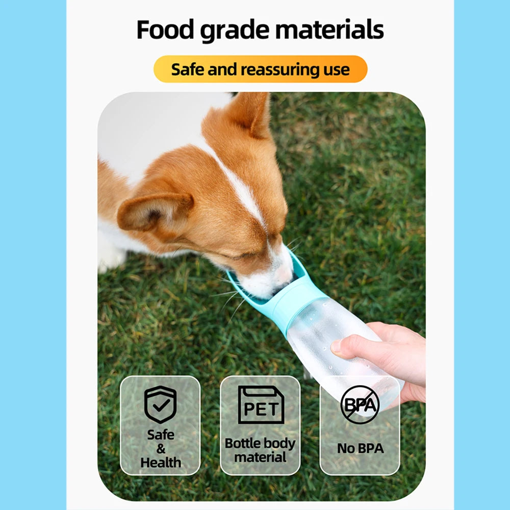 Holapet Portable Dog Water Bottle With Drinking Bowl