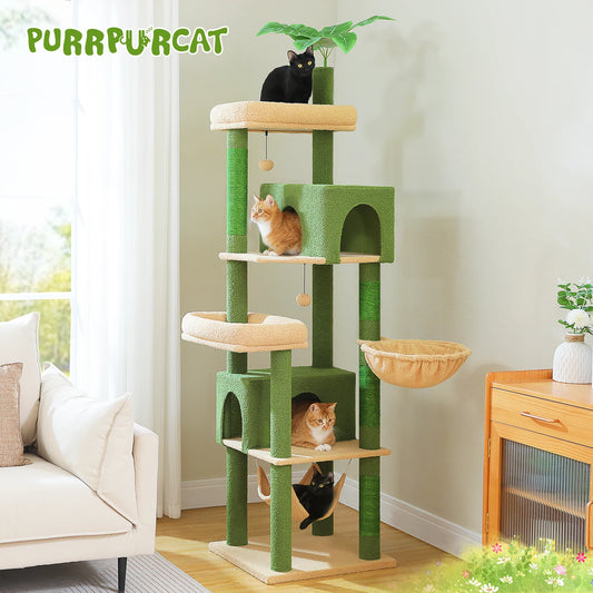 PAWZ Road Multi Level Cat Tree With Scratching Posts And Condo