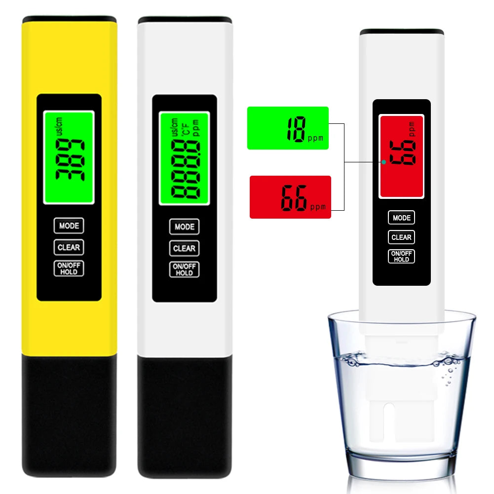 Shunmaii 4 In 1 Digital Water Tester TDS EC And Temperature Meter