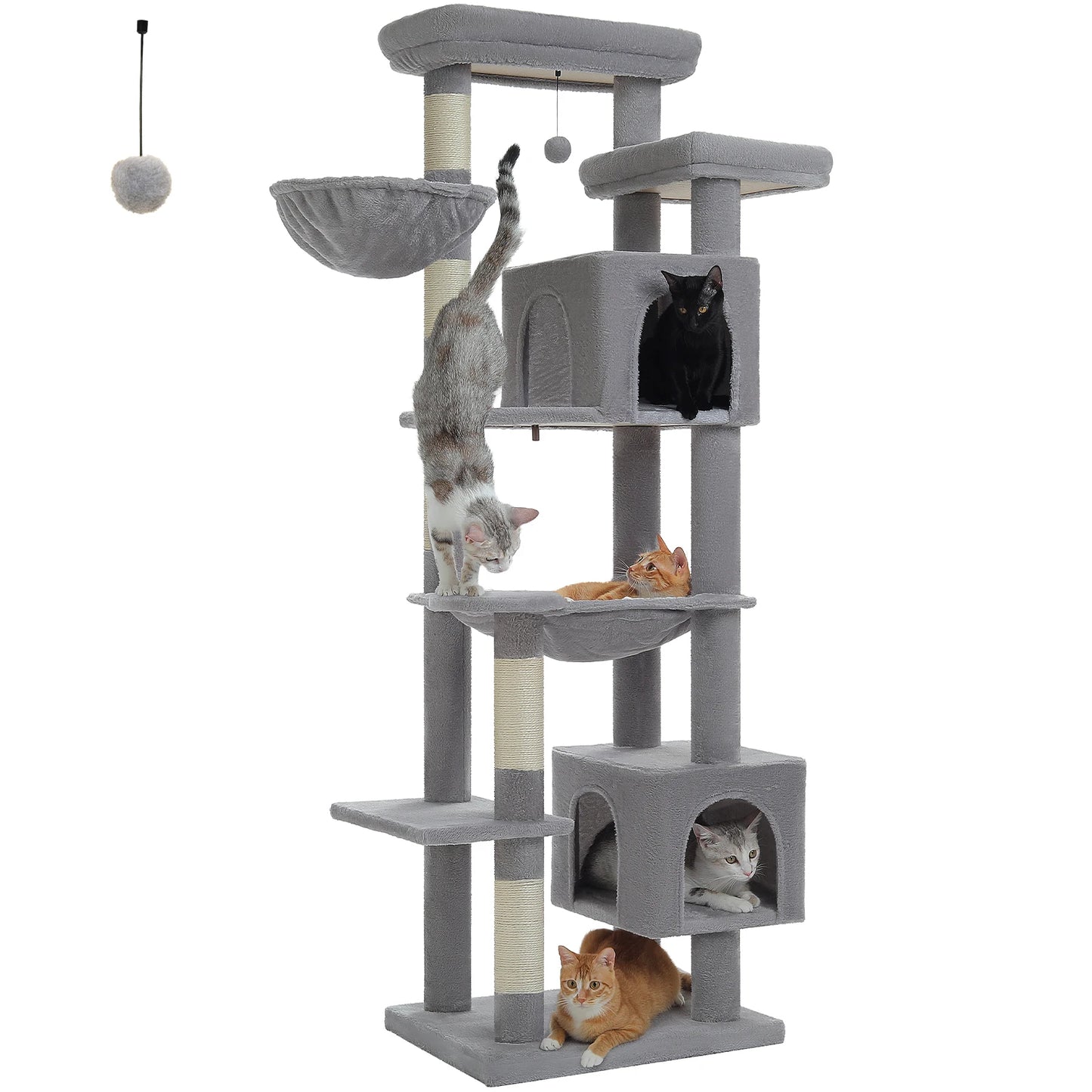 PAWZ Road Large Cat Tree Tower Plush Condo