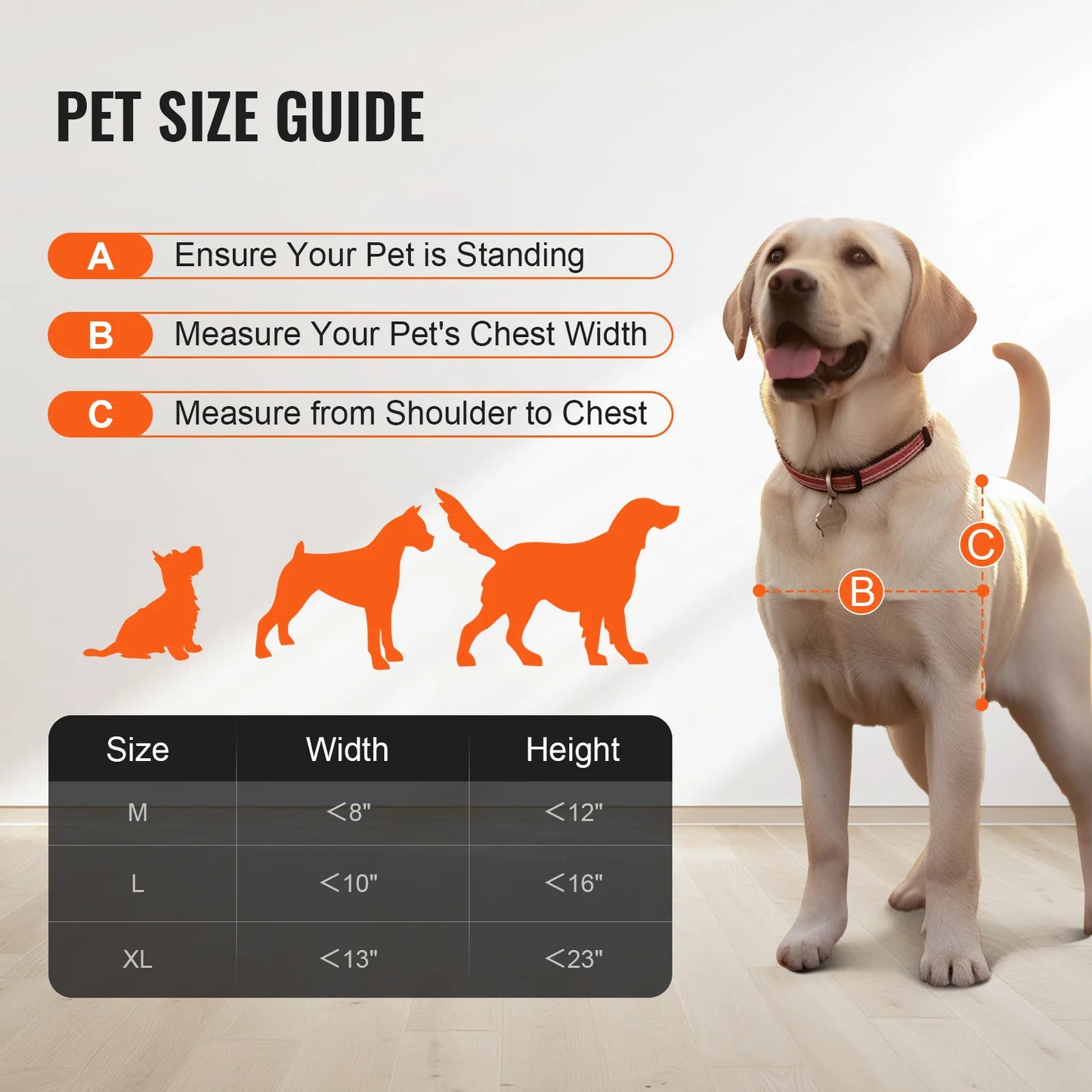 SucceBuy Sliding Glass Dog Door Adjustable Height Pet Door