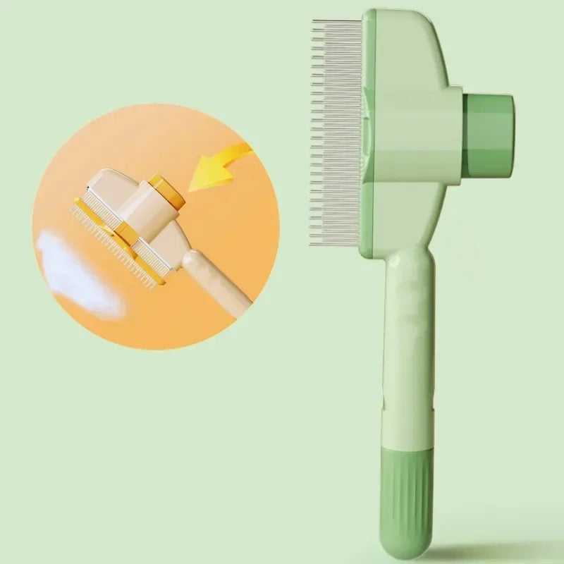 Dog Grooming Comb Self Cleaning Pet Hair Remover For Dogs