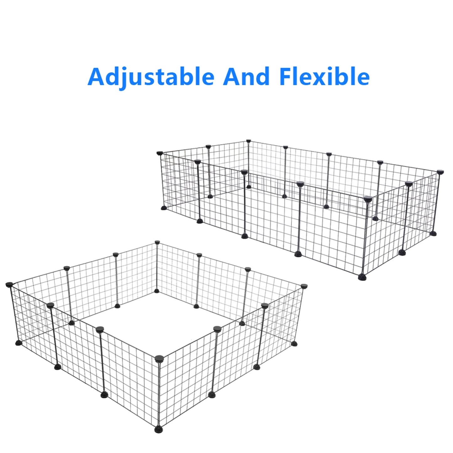 Portable Metal Pet Playpen For Small Animals Guinea Pigs And Rabbits