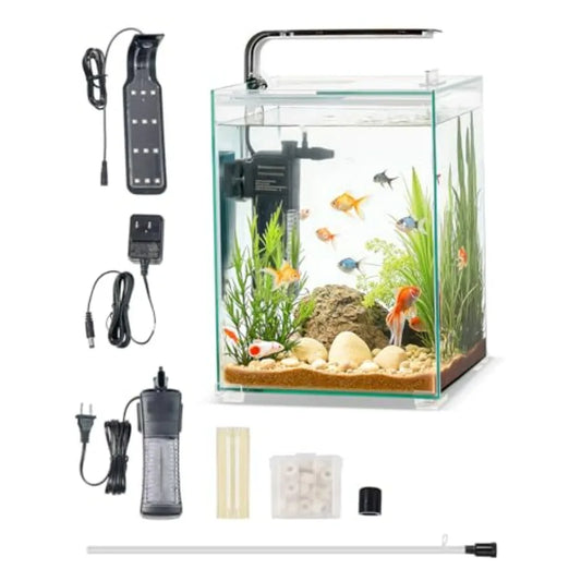 Ultra Clear Plastic Smart Fish Tank With Self Cleaning System
