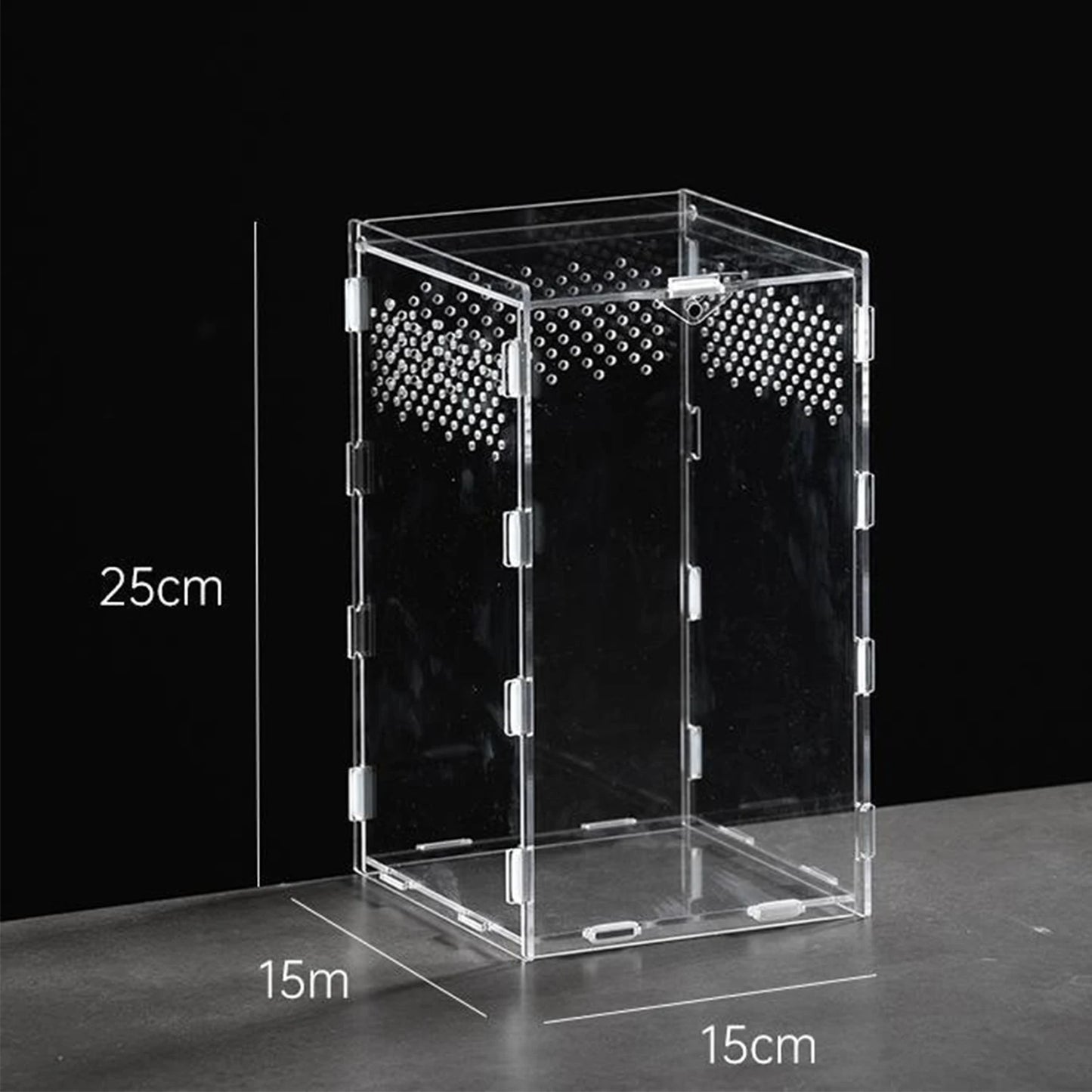 Acrylic Reptile Breeding Box Terrarium Enclosure For Turtles Tarantulas