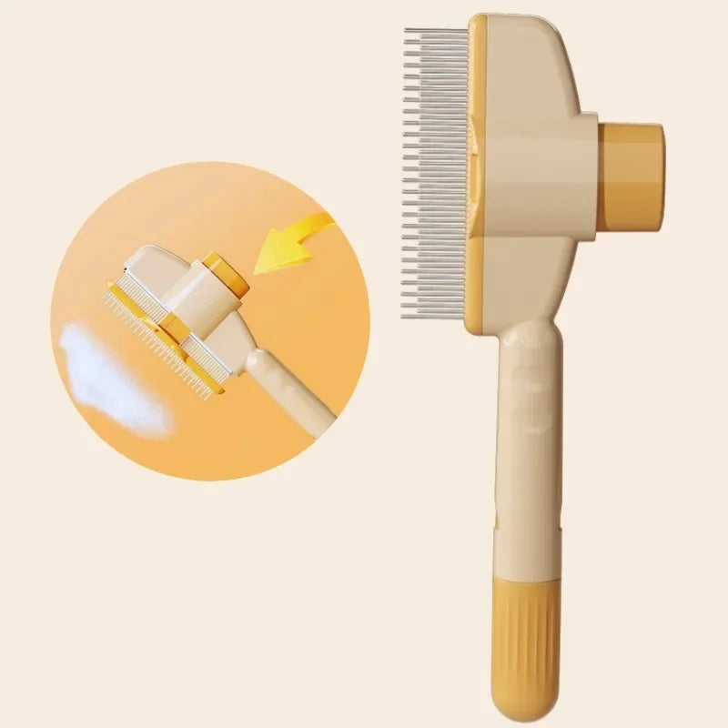 Dog Grooming Comb Self Cleaning Pet Hair Remover For Dogs