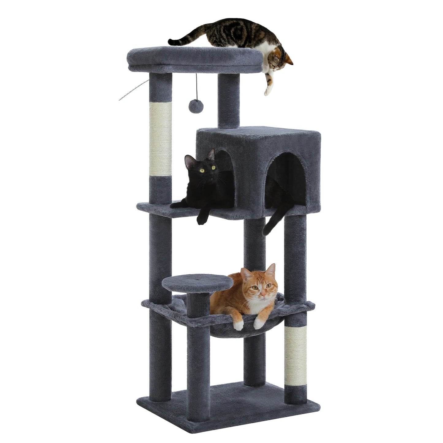 PEQULTI CN Multi Level Cat Tree Tower With Scratching Posts