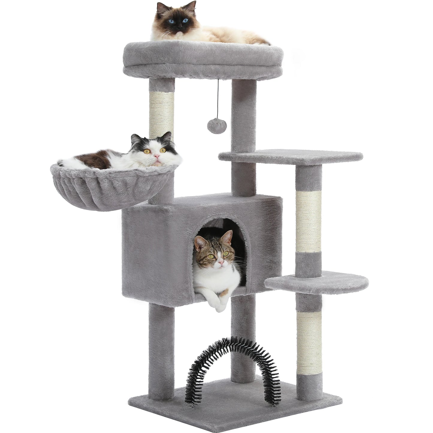 PAWZ Road Cat Tree Tower Condo For Indoor Cats Plush
