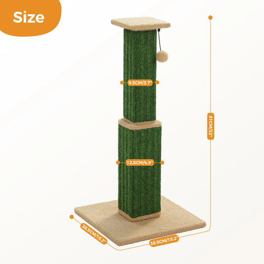 PAWZ Road Large Cat Scratching Post For Indoor Cats Sisal