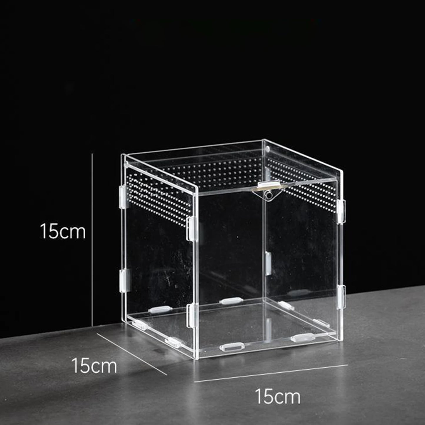 Acrylic Reptile Breeding Box Terrarium Enclosure For Turtles Tarantulas