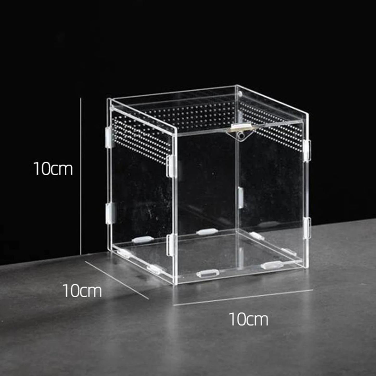 Acrylic Reptile Breeding Box Terrarium Enclosure For Turtles Tarantulas