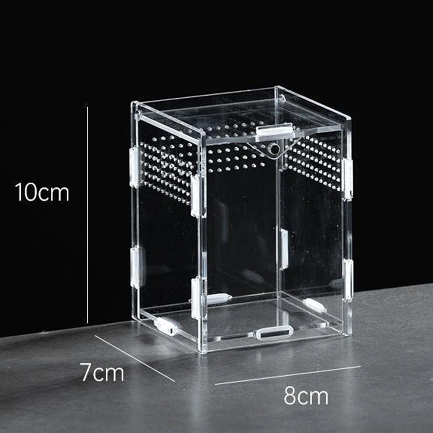 Acrylic Reptile Breeding Box Terrarium Enclosure For Turtles Tarantulas
