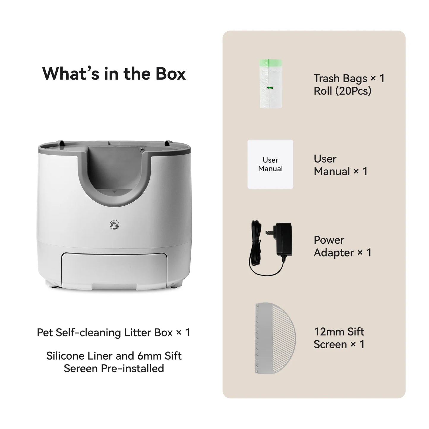 Furoomate Automatic Smart Self Cleaning Cat Litter Box