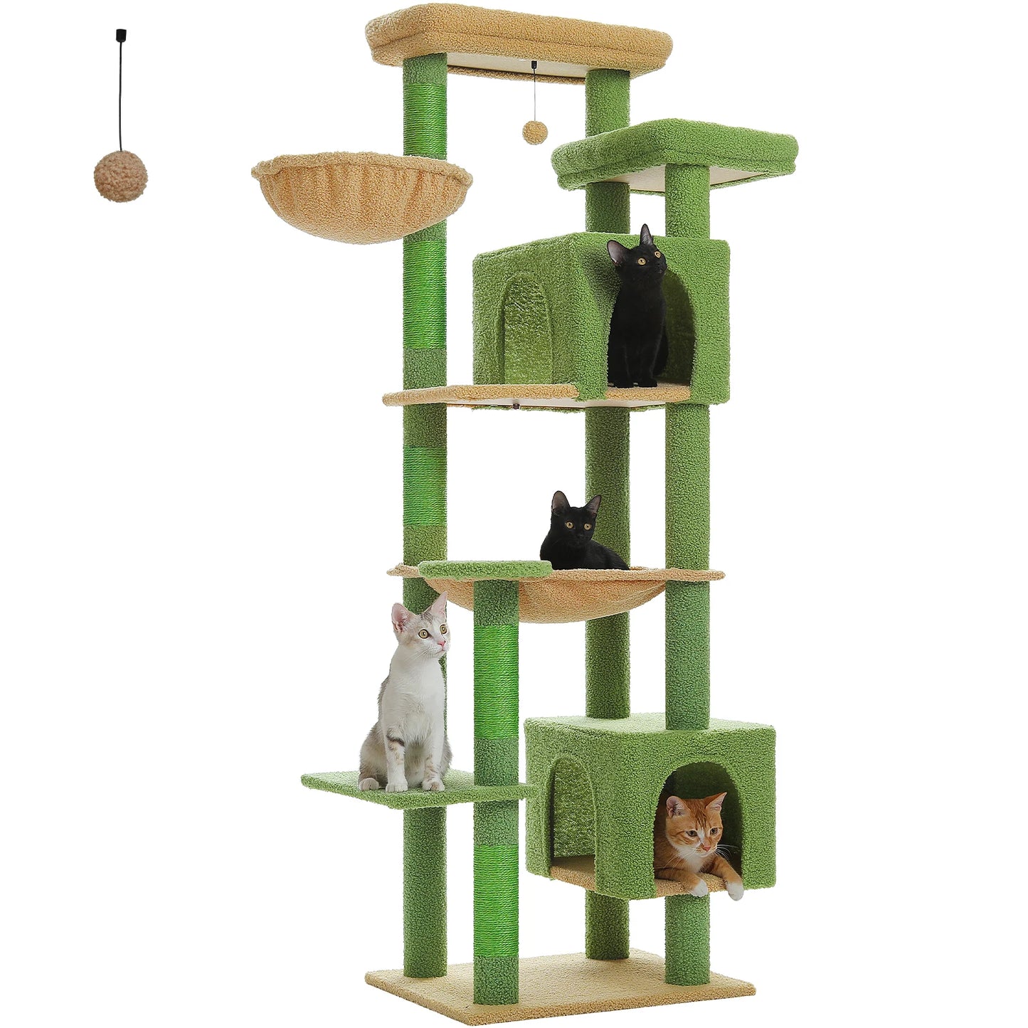 PAWZ Road Large Cat Tree Tower For Indoor Cats Deluxe