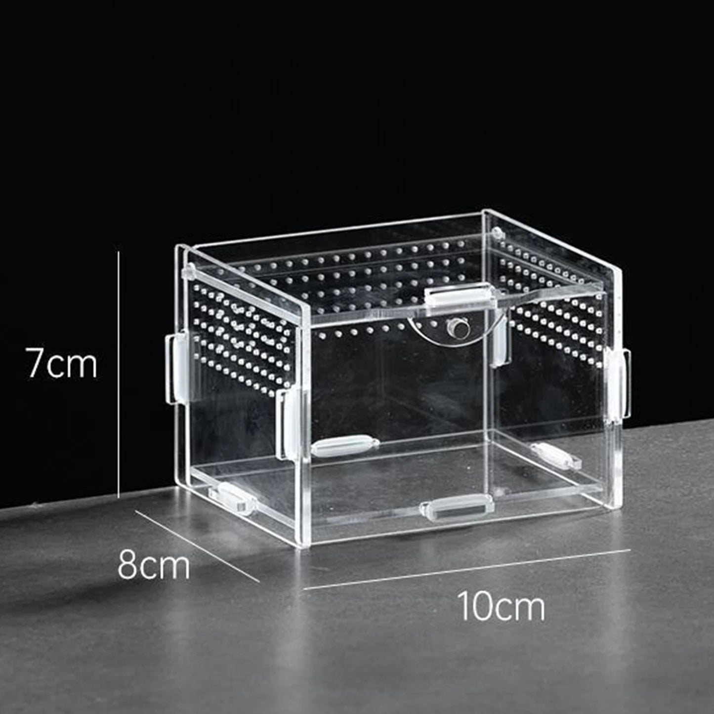 Acrylic Reptile Breeding Box Terrarium Enclosure For Turtles Tarantulas