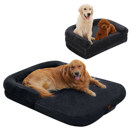 PAWZ Road Foldable Dog Bed Plush Washable Couch Bed
