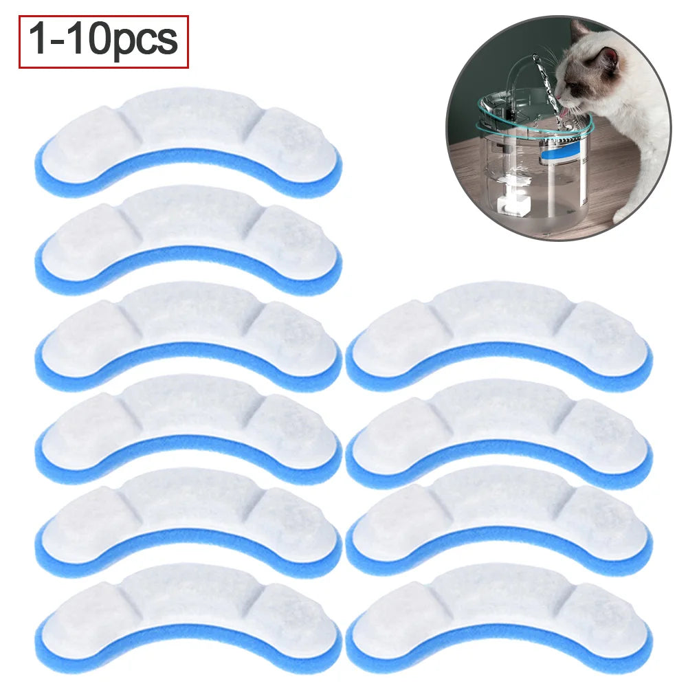 Replacement Carbon Filters For Pet Cat Water Fountain Auto Feeder
