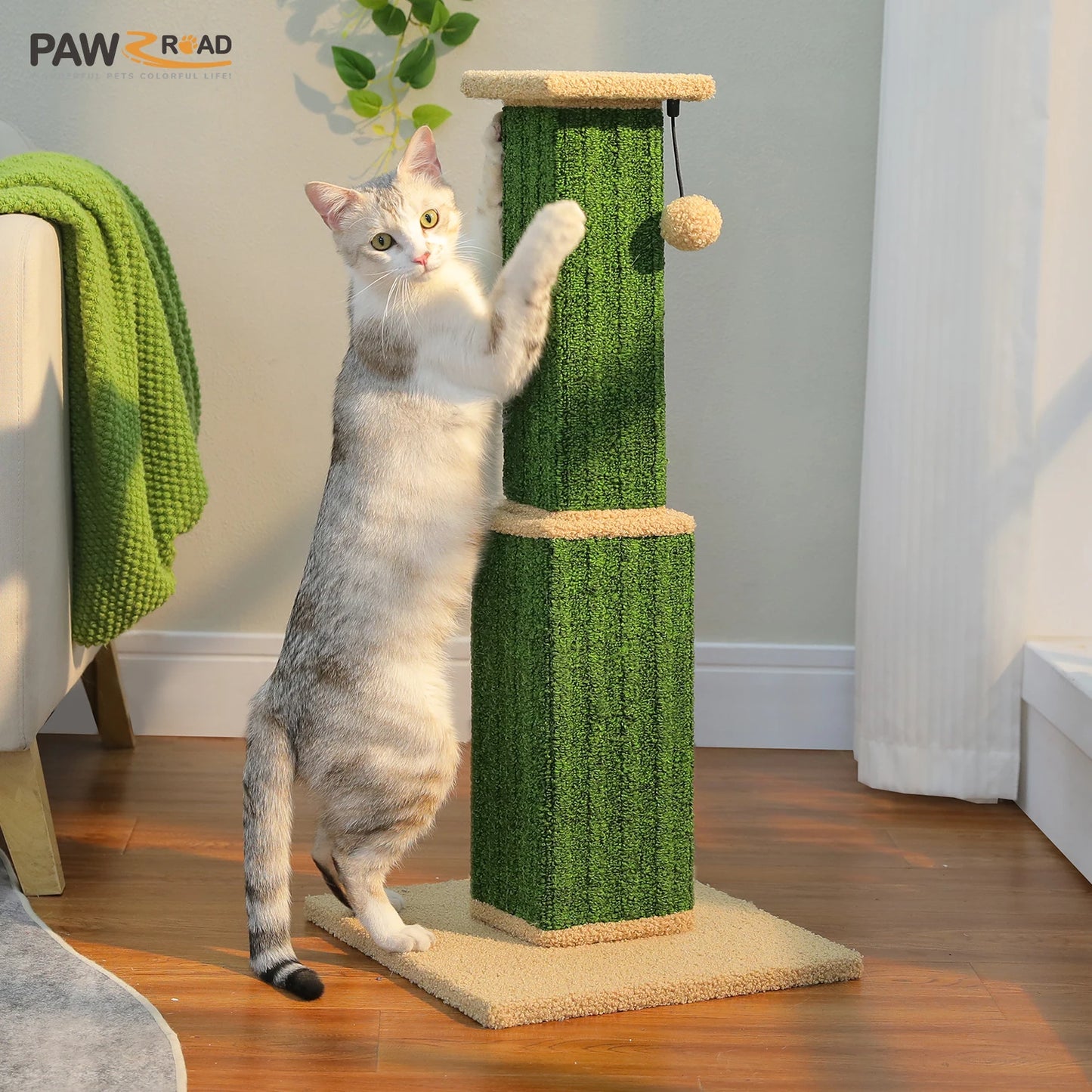PAWZ Road Large Cat Scratching Post For Indoor Cats Sisal
