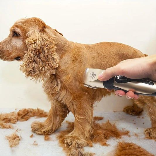 SHUYU Pet Hair Trimmer Kit Electric Precision Clippers For Dogs