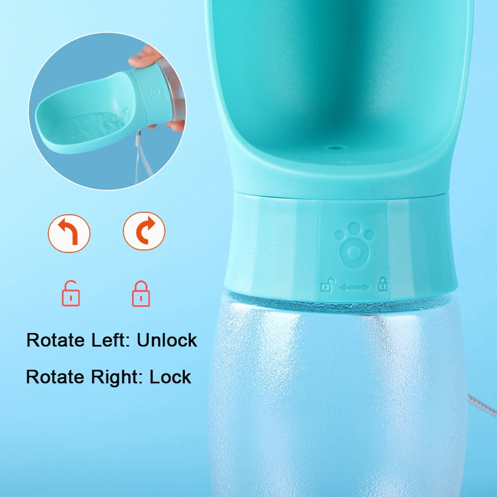 Holapet Portable Dog Water Bottle With Drinking Bowl