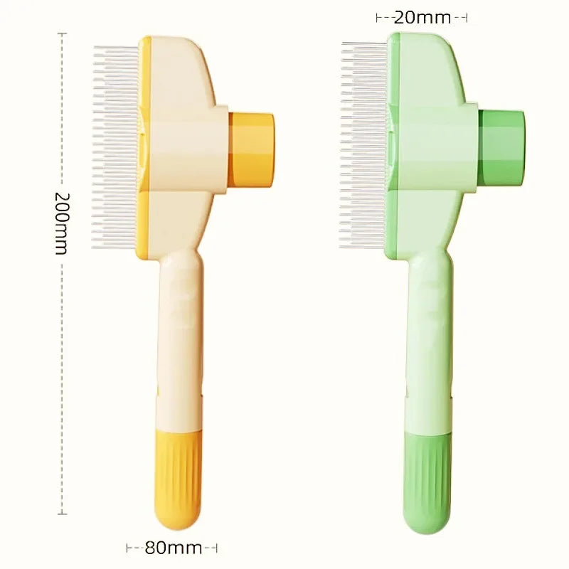 Dog Grooming Comb Self Cleaning Pet Hair Remover For Dogs