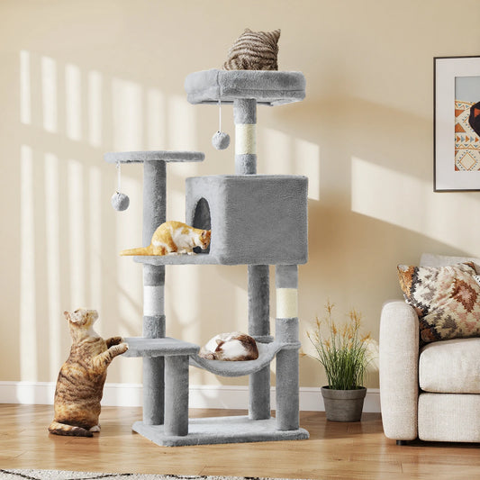 JHK Cat Tree Tall Multi Cat Climbing Tower For Cats